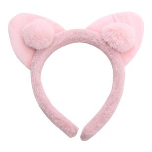 猫耳朵发捆头窟头饰发箍女款2025新款女洗脸专用发卡头饰可爱头箍