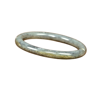 紫润轩新疆和田玉青花圆条手镯59MM洒金皮芝麻糊仙女镯福利特价出