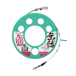 詹品无铅灵顿拖钓成品主线组黑坑标塘巨物草鱼青鱼鲢鳙无结双加固