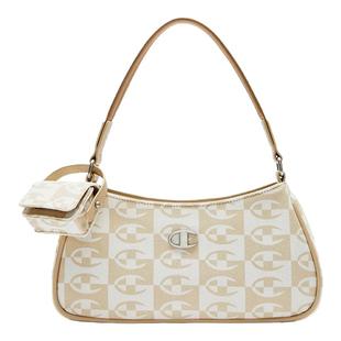 Champion冠军腋下包女2025春季新款老花手提包满印单肩包时尚女包