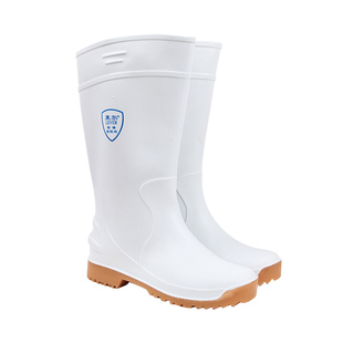 莱尔食品靴SF-11-03白色车间工厂男女防化防滑加厚耐磨劳保安全靴