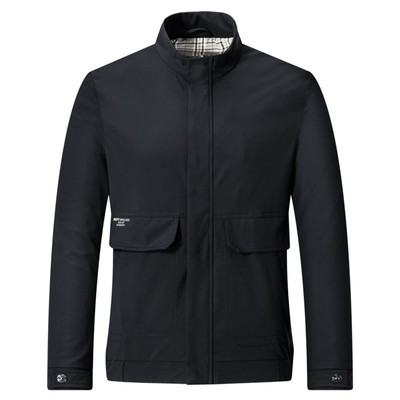 七匹狼男装商务工装夹克男士外套新款官方正品男中年立领爸爸装潮