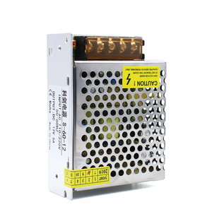 24V2A开关电源 12V5A60W工控编程电源 220V变24V直流 S-25-12