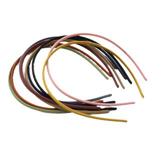 韩国女童发箍发卡儿童带齿防滑磨砂细边头箍小女孩百搭亲子发饰潮