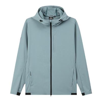 蜘蛛秋冬男舒适弹力运动连帽夹克