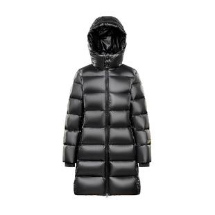 【高梵黑金儿童鹅绒服4.0】黑金小女王亲子女童收腰长款羽绒服