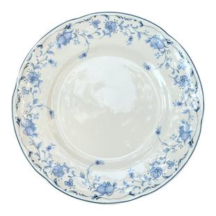 出口英国釉下彩西餐盘蓝色系创意果实甜点盘深汤盘谷物碗耐高温盘