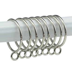 窗帘开口挂环活扣圈罗马杆圆圈金属窗帘开口活口扣环挂钩配件吊环