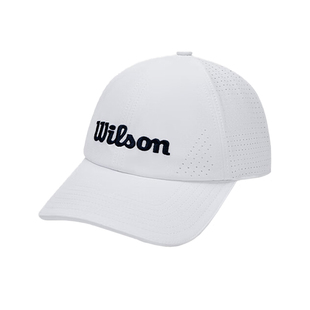 威尔胜网球帽羽毛球运动帽遮阳防晒棒球帽经典logo可调节鸭舌帽