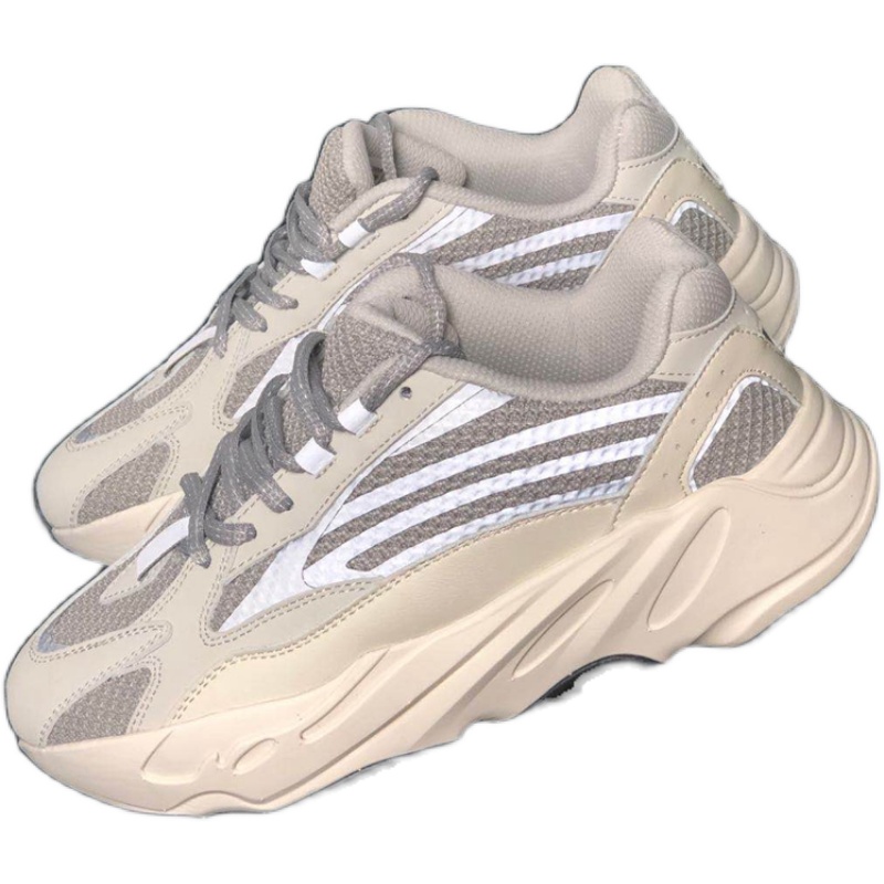 椰子700V2复古老爹鞋火山灰男女情侣透气黑武士潮运动鞋厚底增高