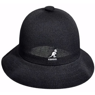 Kangol Tropic Casual袋鼠帽子春夏网眼款遮阳防晒透气圆顶渔夫帽