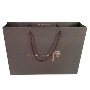 whoo后手提纸质包装袋批发化妆品袋子天气丹套盒礼品袋纸袋子