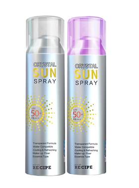 韩国玥之秘水晶防晒喷雾spf50