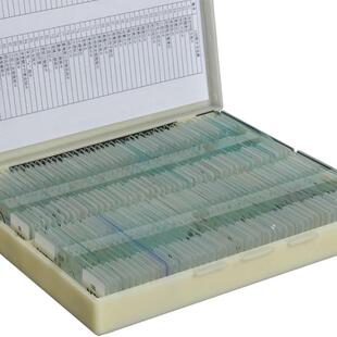 生物显微镜配件观察标本切片动物植物装片样本玻璃载玻片儿童实验