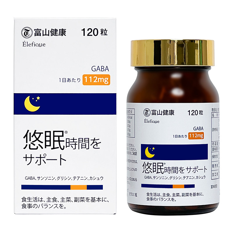 富山药品GaBa睡眠片一瓶一个月量