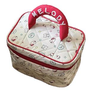 可爱bear猫咪2025新款化妆包女分区收纳包超大容量便捷旅行洗漱包