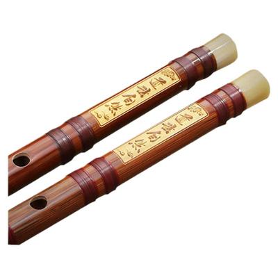 笛子厂家直销  双插白铜精制竹笛（甲型）苦竹横笛龙树平精制乐器