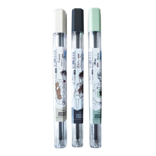 轩雅文品爱好0.5自动铅笔芯2b不易断hb加长120mm石墨铅芯05柯南07