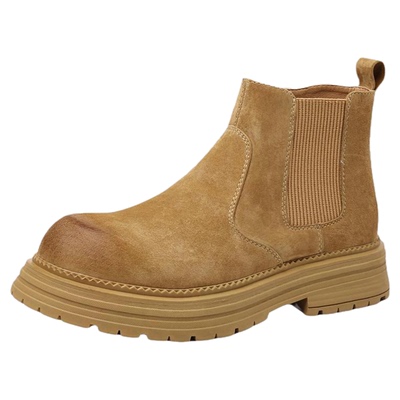 真皮切尔西靴男2025秋冬季新款