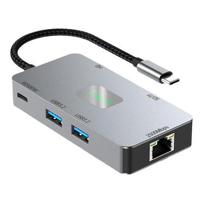 七合一扩展坞高速2.5G网卡4K60Hz
