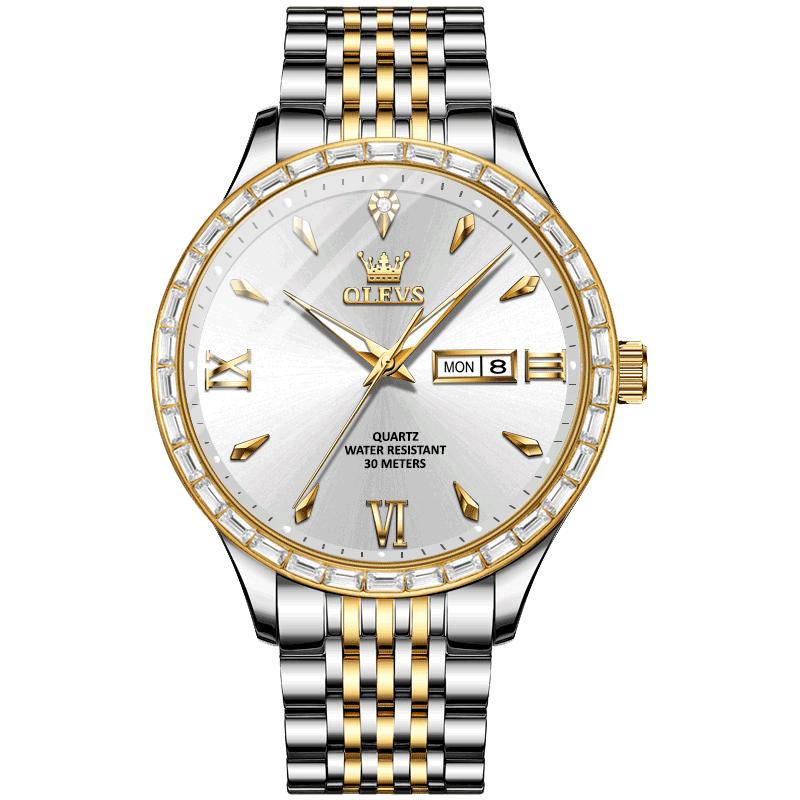 欧利时正品男士手表机械表男全自动防水石英表男生名式款品牌十大