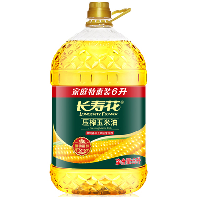 长寿花玉米油6L*1桶装