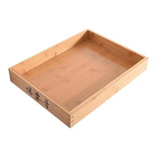 木质长方形面包托盘中式蛋糕店烘焙木制食品展示盘糕点盘宫廷法式