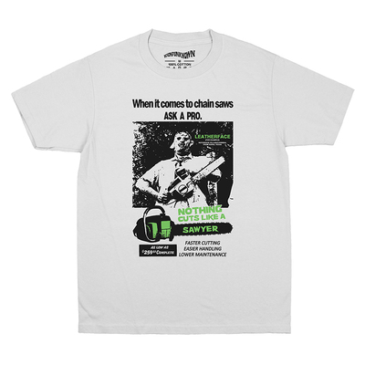 德州电锯杀人狂纯棉短袖T恤