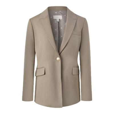 【零染】PRICH职场简约戗驳领纯色西装春秋新款通勤西服套装女