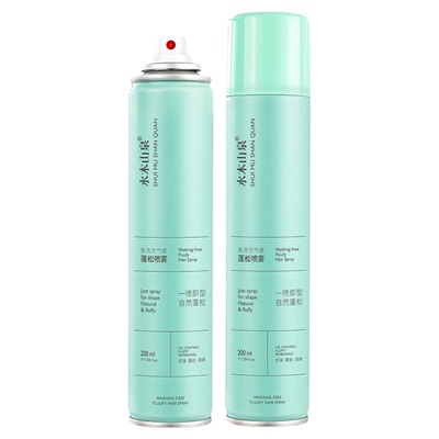 水木山泉免洗干发喷雾200ml头发蓬松去油懒人干洗油头月子免洗发