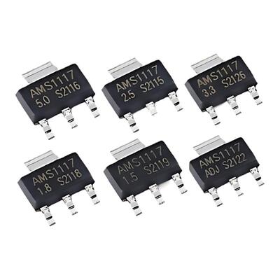 AMS1117-1.2/1.5/1.8/2.5/3.3/5/ADJSOT-223/89线性稳压器LDO芯片