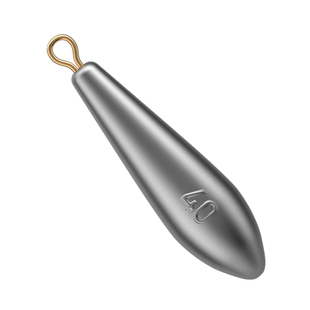 海竿远投柳叶铅型水滴铅坠串钩铅坠路亚吊坠带环抛竿铅坨钓渔具