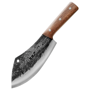 掌厨人手工锻打小菜刀家用厨房切肉片女士专用卖肉分割刀多用刀具