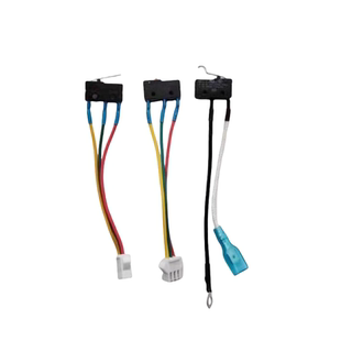 燃气灶总成微动开关熄火保护黑色小微控开关三线阀灶具配件