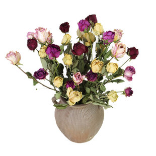 干花玫瑰蔷薇配草勿忘我满天星真花吊顶花材装饰插花软装配花配草