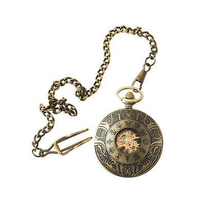 克苏鲁怀表翻盖机械表精美礼盒