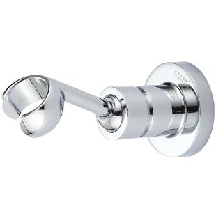 全铜可调节旋转花洒固定底座子万向浴室喷头支架金属淋浴蓬头挂座