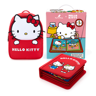 三丽鸥hellokitty凯蒂猫布书土豪书蒙特梭利早教益智玩具周岁礼物