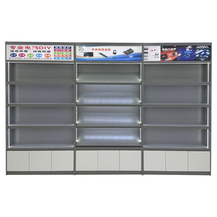 实木二手手机展示柜定制商场手机玻璃柜电脑数码产品配件货架中岛