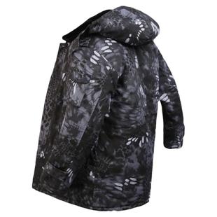 冬季羊皮加厚棉袄男皮毛一体保暖棉衣保安棉服东北中长款羊毛外套