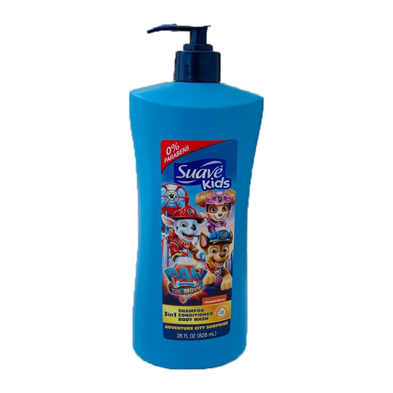 美国suave海绵宝宝儿童洗发水护发素沐浴露去汗大童美亚海淘正品