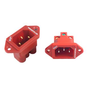 Mps线材Athena-IEC/W镀金镀铑音响功放排插C13品字电源线母插座