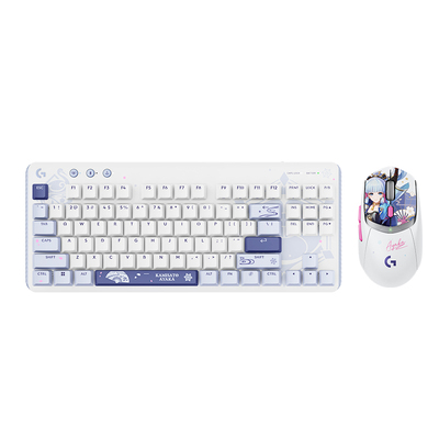 【自营】罗技G309无线鼠标G517机械键盘键鼠套装神里绫华笔记本