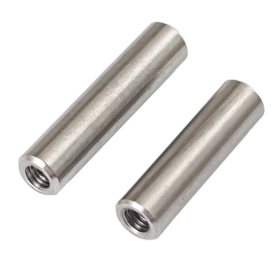 304不锈钢双头内螺纹圆柱销带孔销钉定位销子支撑柱螺柱M4M5M6M8