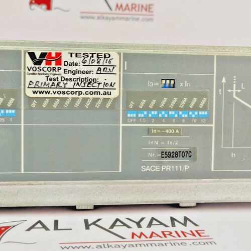 ABB SACE PR111/P 400A LI CIRCUIT BREAKER TRIP UNIT (FAST SHI