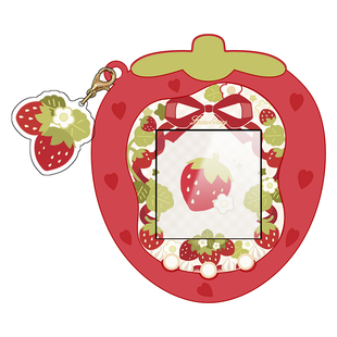 极想拓麻歌子Uni保护套tamagotchi电子宠物机硅胶套软原创意卡通可爱女生防摔游戏机配件春日草莓送贴纸挂件