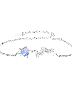 微汀|原创星辰闺蜜款月光石手链