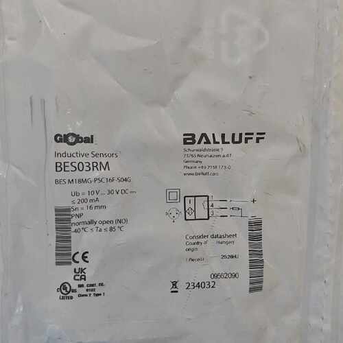 溢价-巴鲁夫BES03RM接近开关，型号BES M18MG-PSC