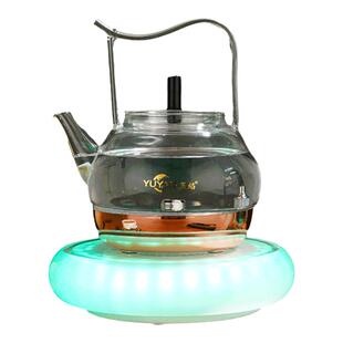 遥控全自动底部上水电热水壶工夫茶玻璃烧水壶纯钛水晶茶艺炉恒温