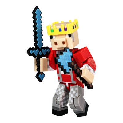 我的世界猪神超可动3D打印手办